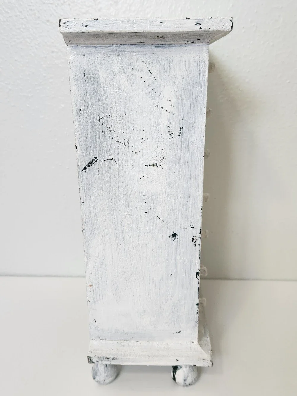 Pottery Barn White Distressed Multi-Drawer Jewelry Wooden Chest